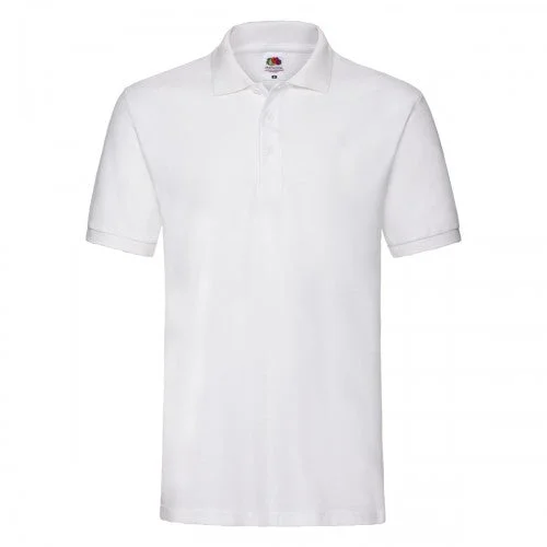 Fruit of the Loom Unisex Adult Premium Cotton Pique Polo Shirt Modern Fit Short Sleeve