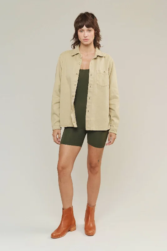 Topanga Shirt Chic Button-Up Short Shirt