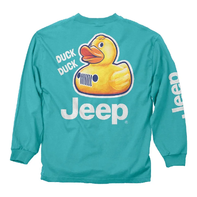 Jeep - Duck Duck Long Sleeve Shirt Fashionable Sheer Short Shirt