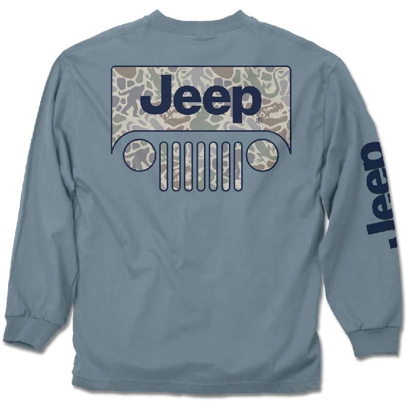 Jeep - Grille Camo Easter Egg Long Sleeve Shirt Classic Short Sleeve Tunic