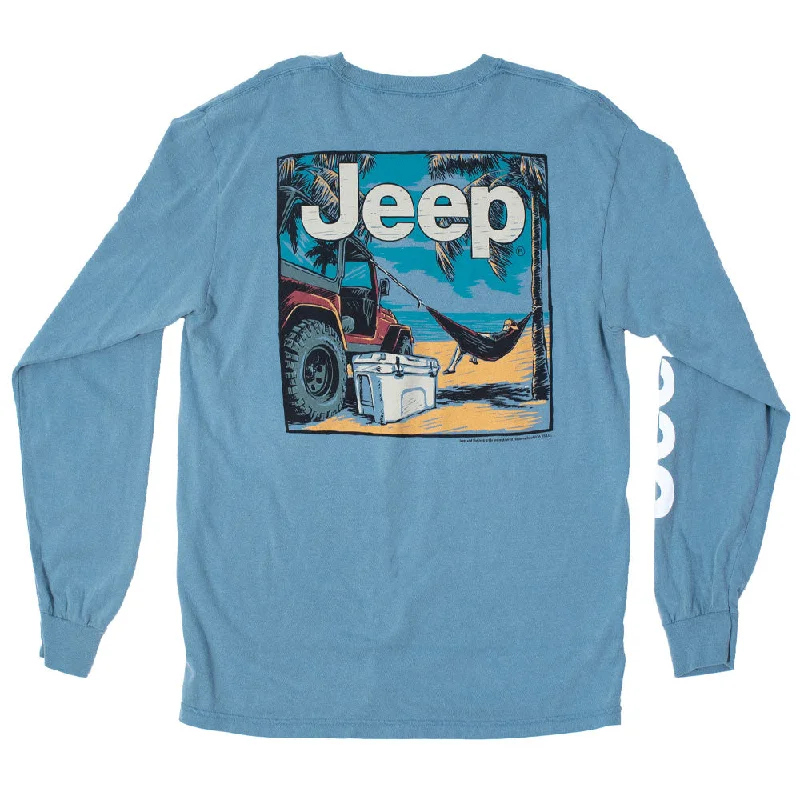 Jeep - Hammock Life Long Sleeve Shirt Classic Casual Short Sleeve