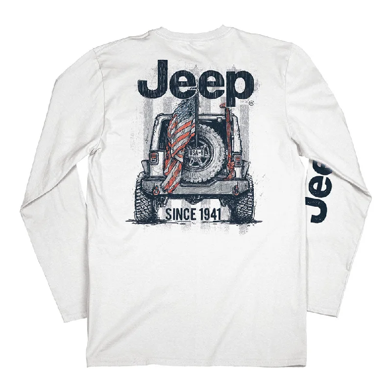 Jeep - USA 1 Long Sleeve Shirt Relaxed Short Sleeve Tee