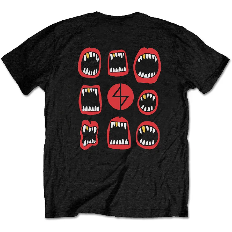 Angel Dust | Official Band T-Shirt | Mouth Repeat (Back Print) Elasticated Padded Insulated