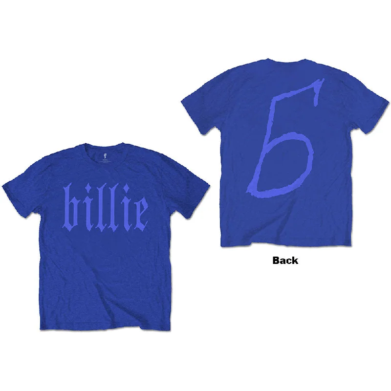 Billie Eilish | Official Band T-Shirt | Billie 5 (Back Print) Iron Safe Non-Iron Wrinkle Free