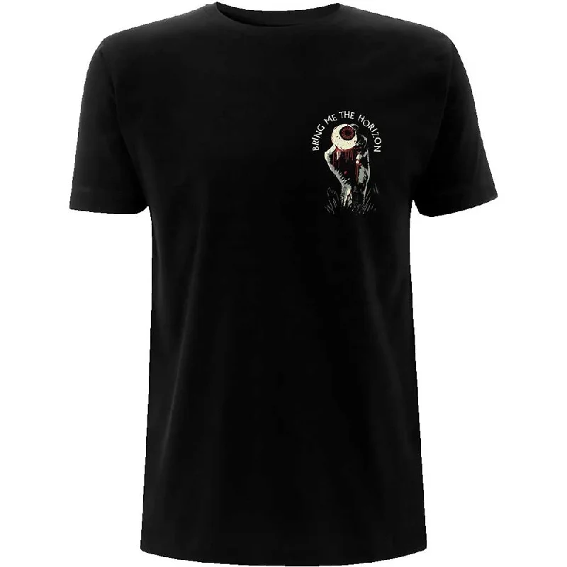 Bring Me The Horizon | Official Band T-Shirt | Zombie Eye (Back Print) Graphic Embroidered Appliqued