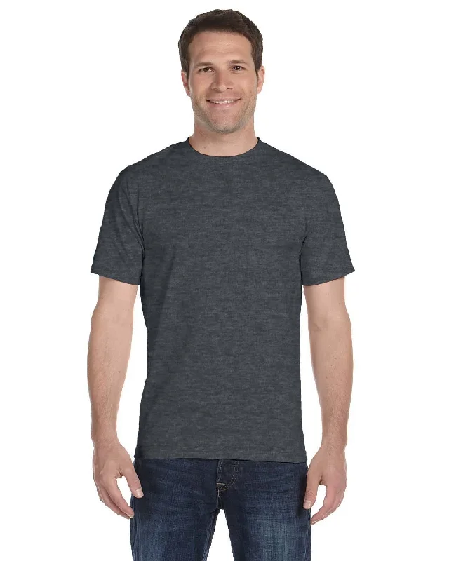 Gildan DryBlend 50/50 T-Shirt | Dark Heather Elasticated Padded Insulated