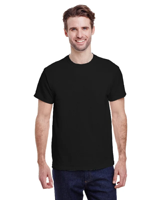 Gildan Heavy Cotton T-Shirt | Black Spandex Blend Rayon Blend Denim Blend