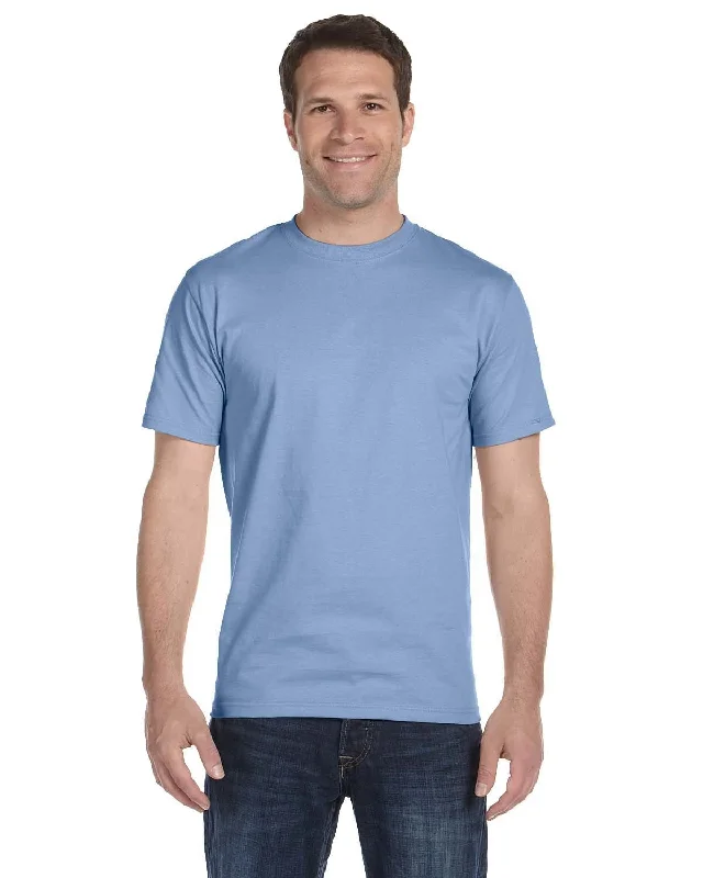 Hanes ComfortSoft 100% Cotton T-Shirt | Light Blue Handmade Hand-knitted Hand-woven