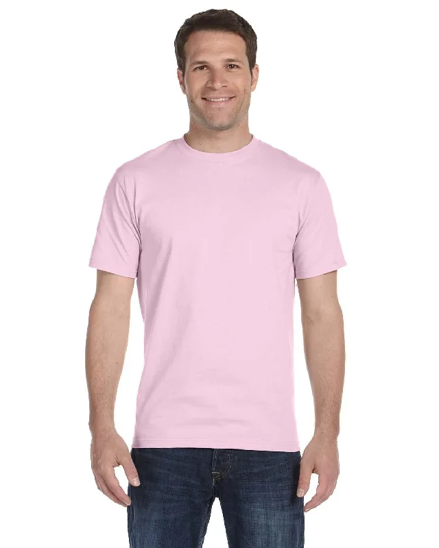 Hanes ComfortSoft 100% Cotton T-Shirt | Pale Pink Fleece Fabric Down Fabric Feather Fabric