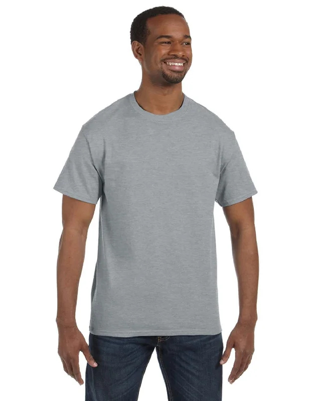 Jerzees Heavyweight 50/50 T-Shirt | Athletic Heather Cozy Warm Stylish