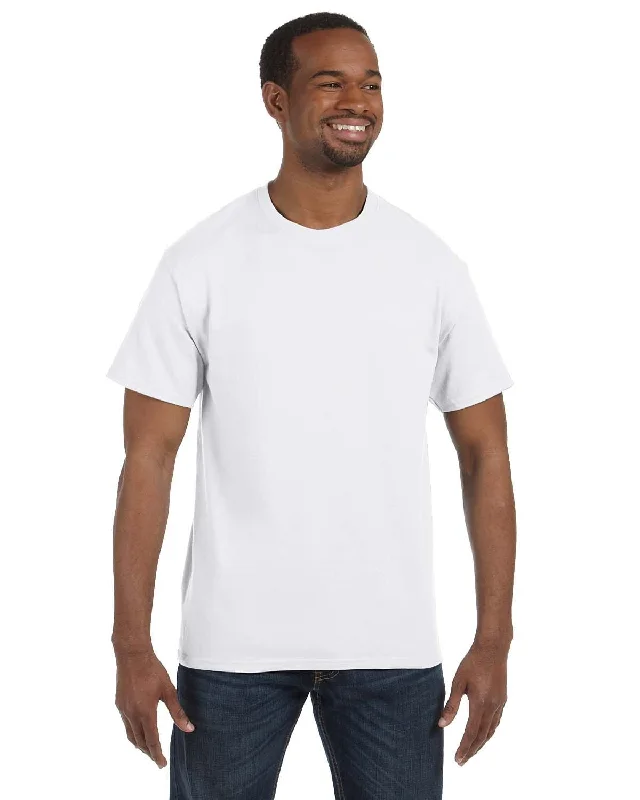 Jerzees Heavyweight 50/50 T-Shirt | White Terry Blend Velvet Blend Canvas Blend