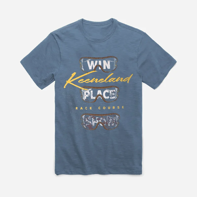 Keeneland Win Place Show Tee Print Jacquard Patchwork