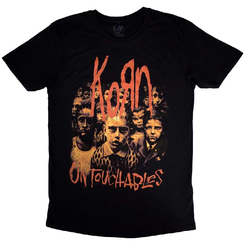 Korn | Official Band T-Shirt | Untouchable Collared Crew Neck Turtle Neck