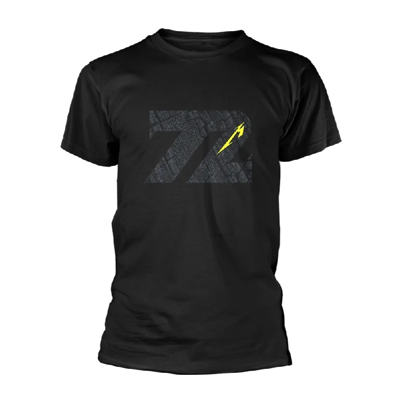 Metallica | Official Band T-Shirt | Charred 72 (Back Print) Zippered Front Buttoned Front Snap Front