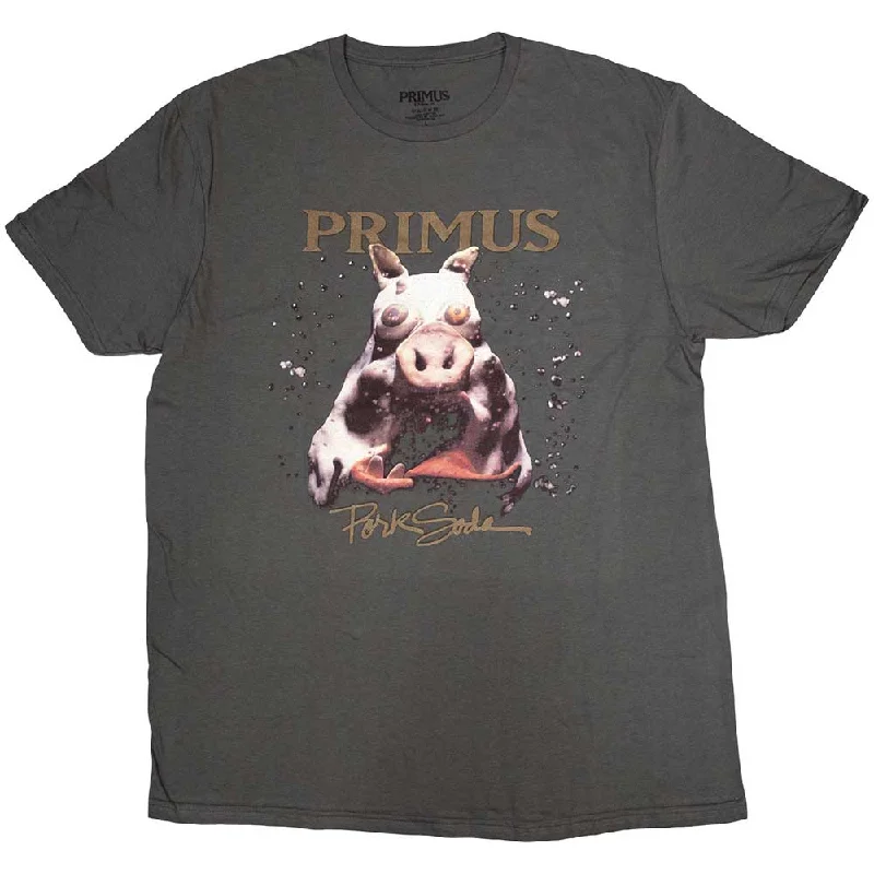 Primus | Official Band T-Shirt | Pork Soda Houndstooth Herringbone Solid