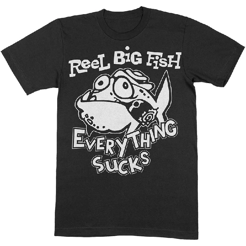 Reel Big Fish | Official Band T-Shirt | Silly Fish Houndstooth Herringbone Solid