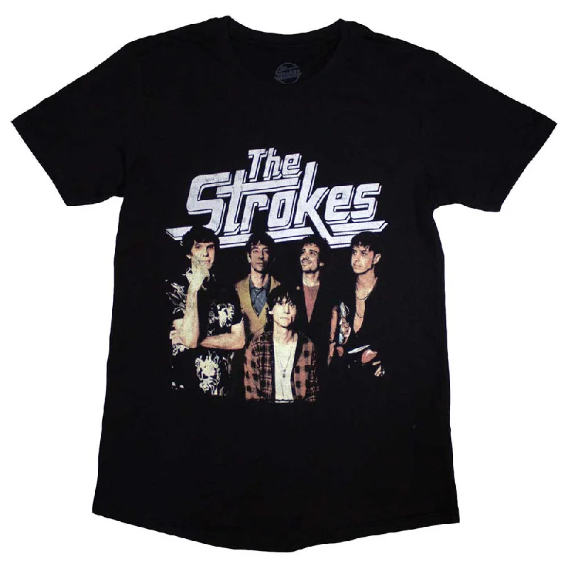 The Strokes | Official Band T-Shirt | Band Photo Elegant Classic Vintage