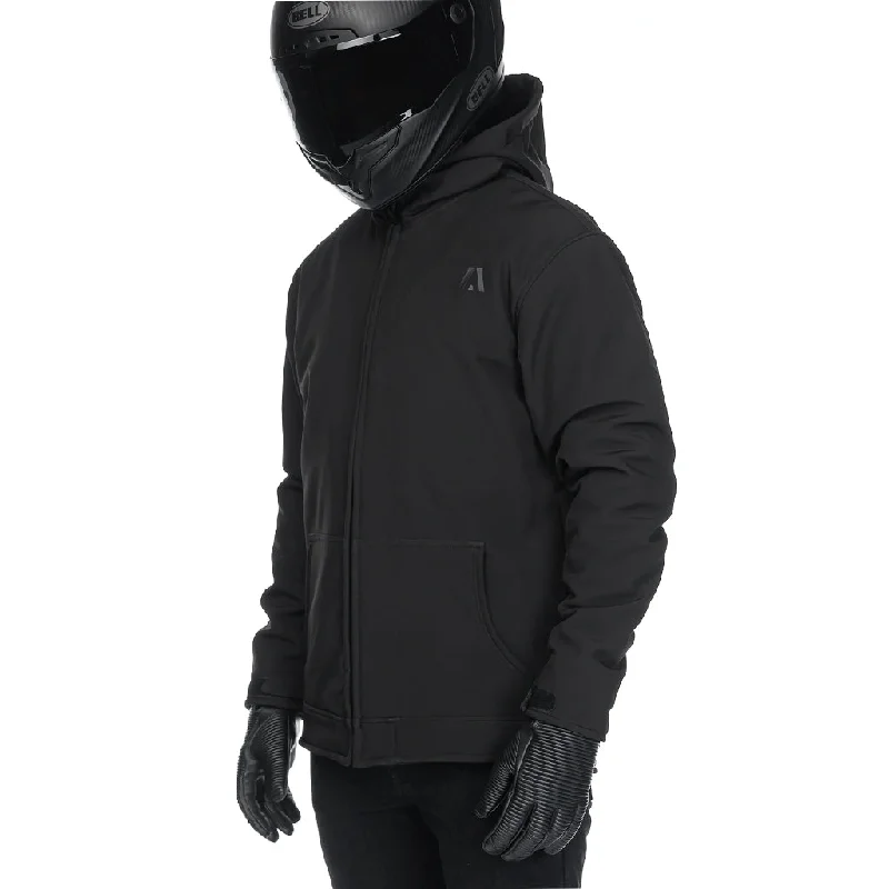 Akin Moto - Hurricane Black Hoodie Hoodie with Oversized Fit Loose Comfortable