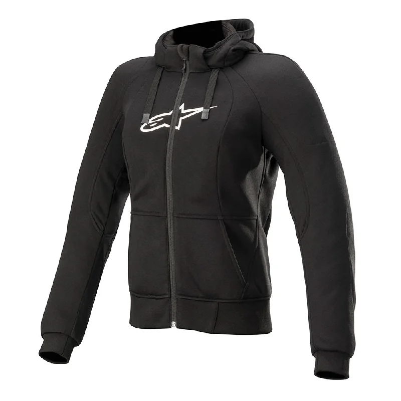 Stella Chrome Sport Hoodies Hoodie with Double Zipper Versatile Adjustable