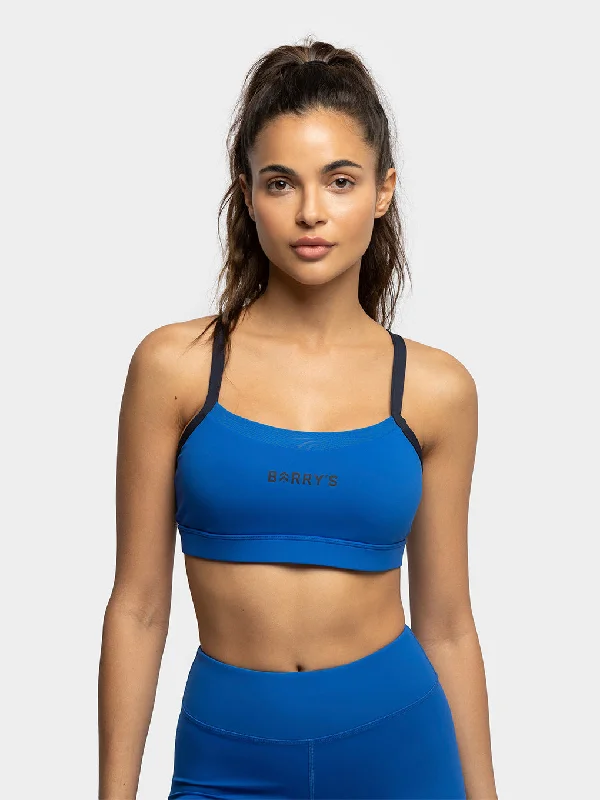 BARRY'S COBALT/INK BLUE AGILITY BRA Strapless Support Bra