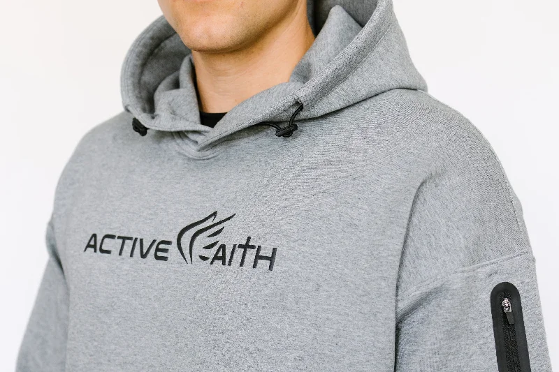 Unisex Active Faith Puff Print Hoodie Hoodie Sweatshirt Pullover