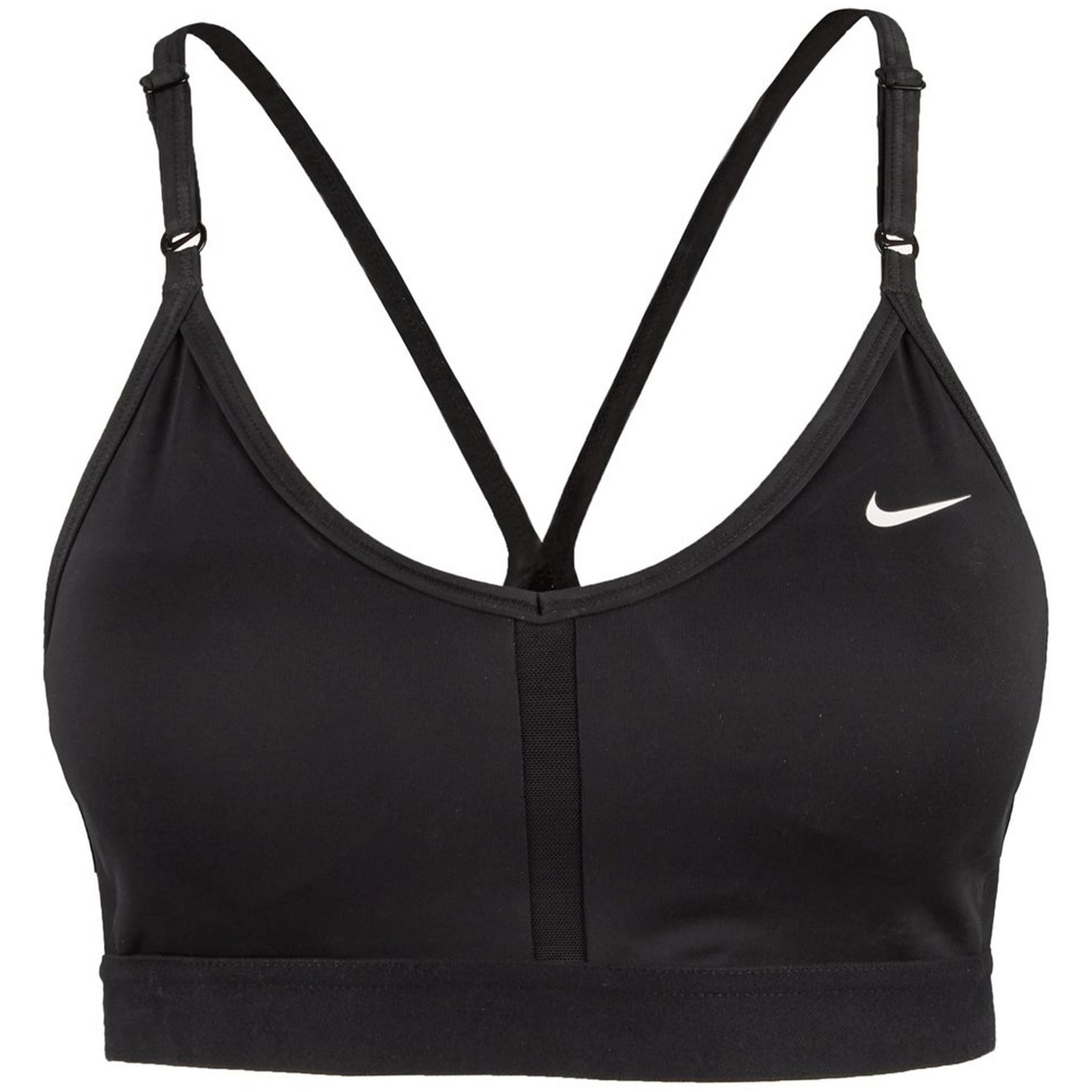 Nike Women's Court Dri-Fit Indy V-Neck Bra CZ4456-010 Cozy Sleep Bra