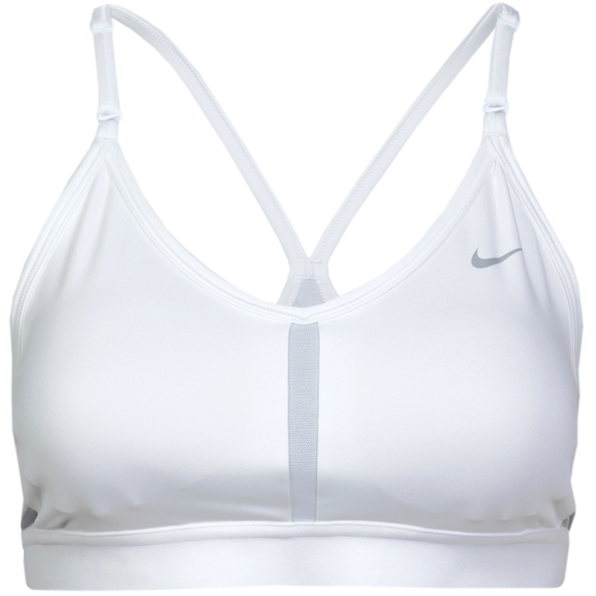 Nike Women's Court Dri-Fit Indy V-Neck Bra CZ4456-100 Seamless Wireless Bra