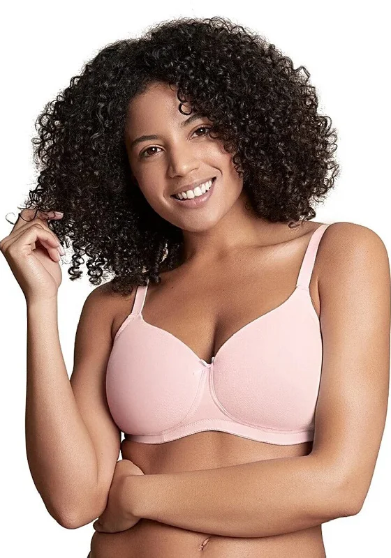 Royce Skyla Wireless Comfort Bra, Rose Pink Push-Up Padded Bra