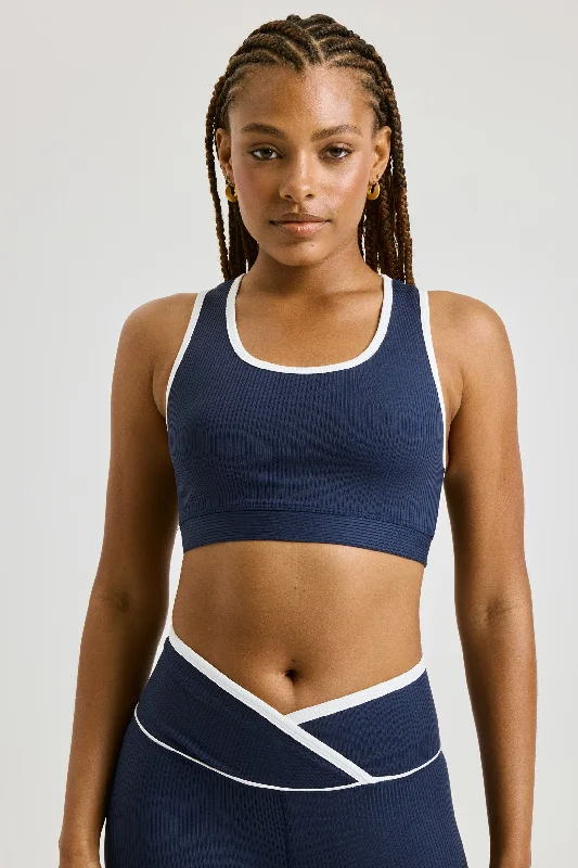 Ribbed Gym Bra 2.0 High-Cut Bra Design