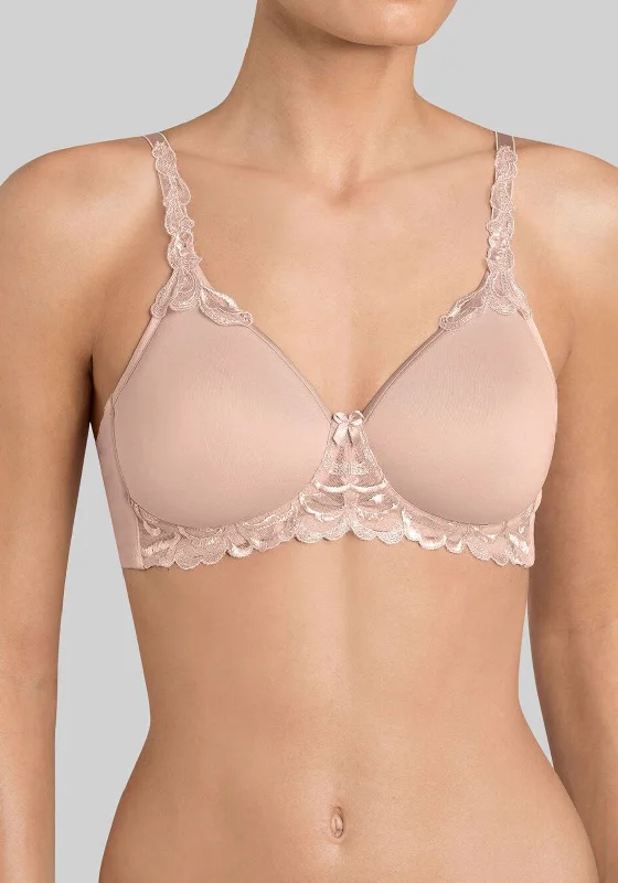 Triumph Modern Finesse Non-Wired Bra, Nude Padded Push-Up Bra