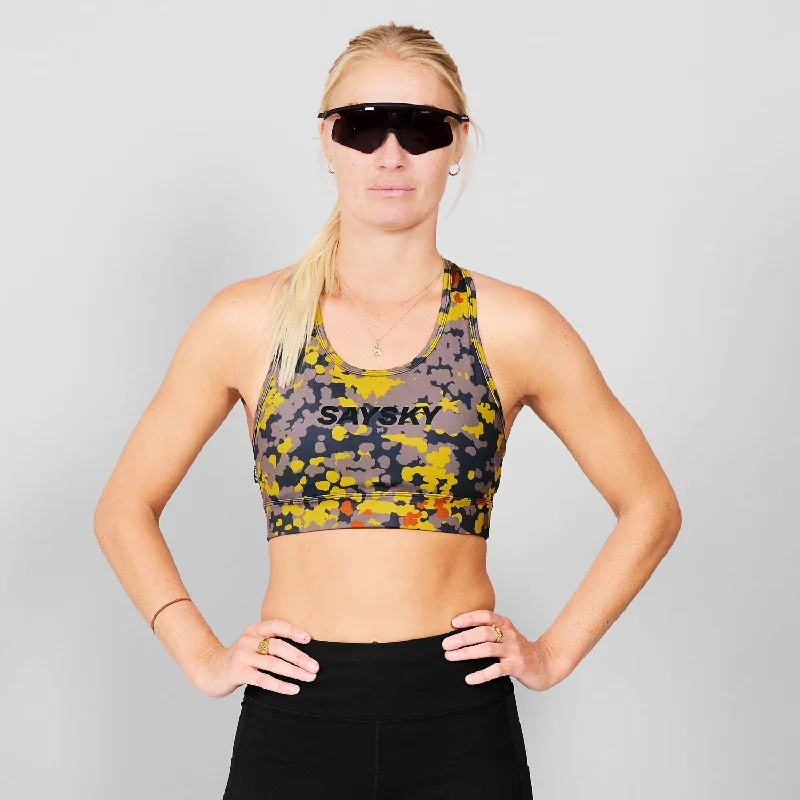 Camo Combat Sports Bra Sexy Underwire Bra