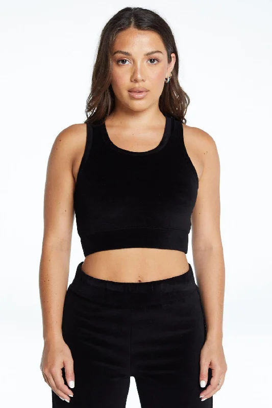 Warm Up Velour Bra Push-Up Bralette Set