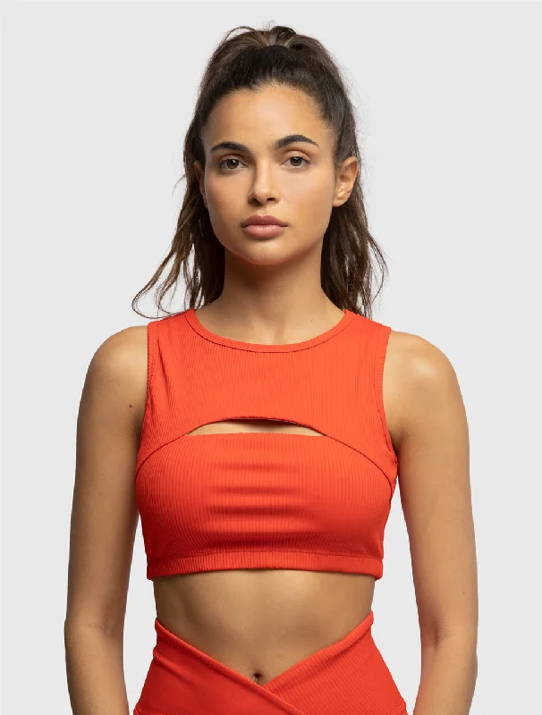 YEAR OF OURS RED CUT OUT BRA Casual Bralette Set