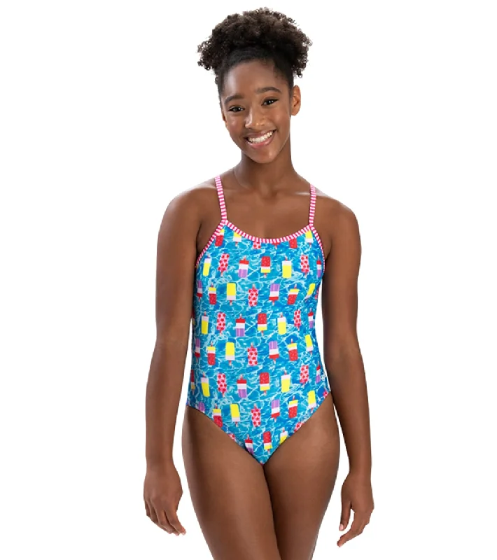 Dolfin Uglies Women's String Back One Piece Swimsuit Poolside Adjustable Bikini Bottoms