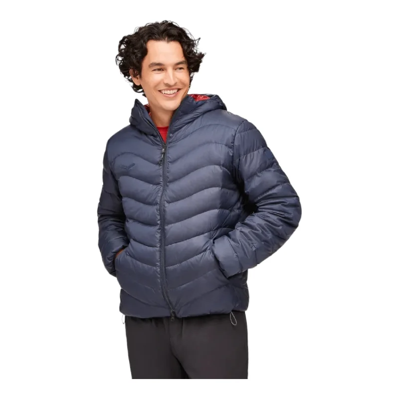 Men's Outseeker Down Jacket Front Pockets Side Pockets Patch Pockets