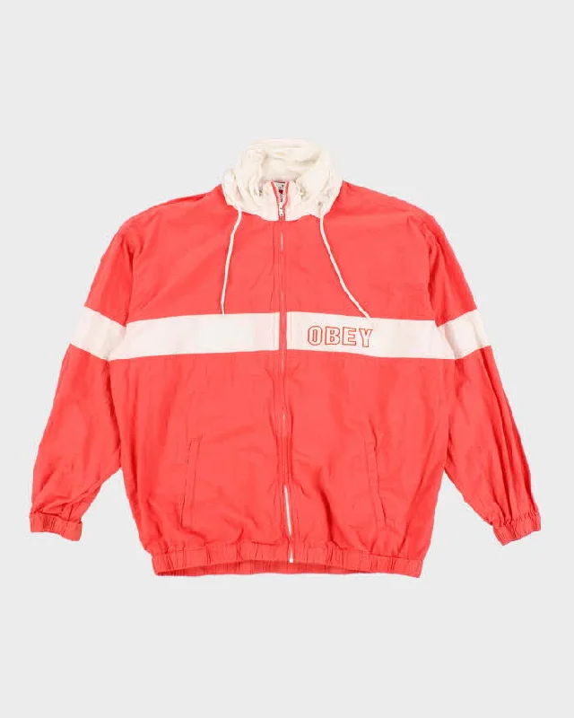 Obey Women's Windbreaker Jacket - XS Quilted Jacket Puffer Jacket Insulated Jacket