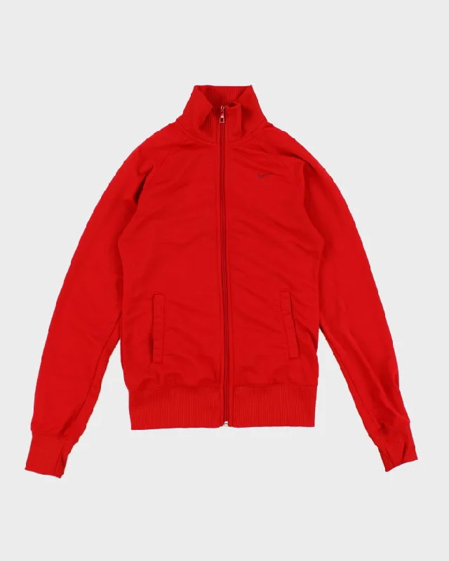 Y2K 00s Nike Red Track Jacket - S Insulated Jacket Fitted Jacket Loose Jacket