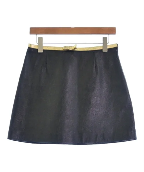 Miu Miu Mini skirts high slit skirt