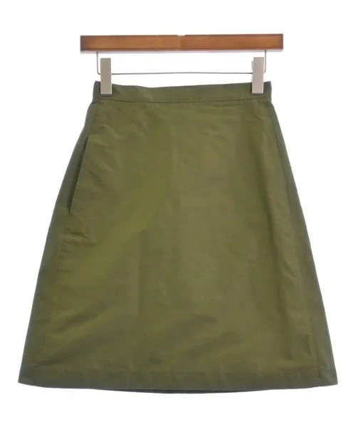 JIL SANDER NAVY Mini skirts button skirt front