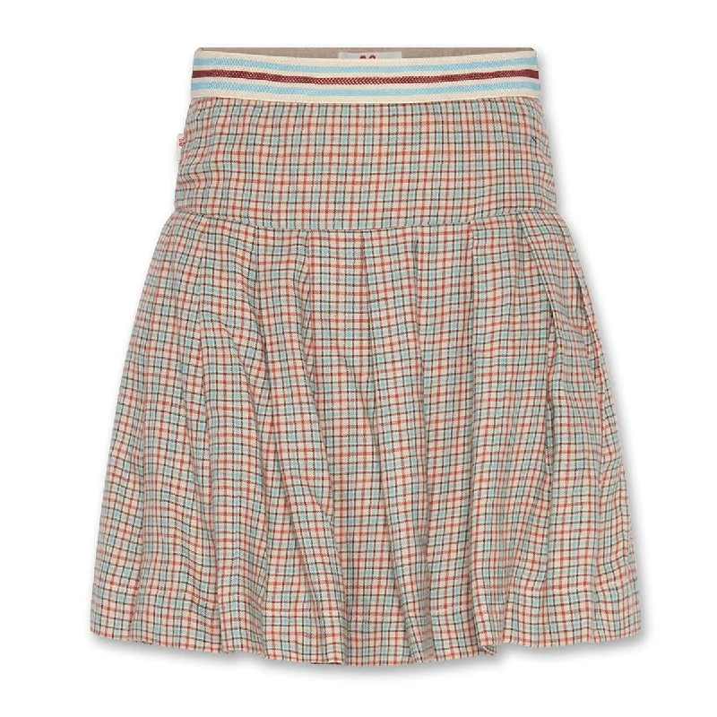 AO76 Sada Red Check Skirt low waist skirt