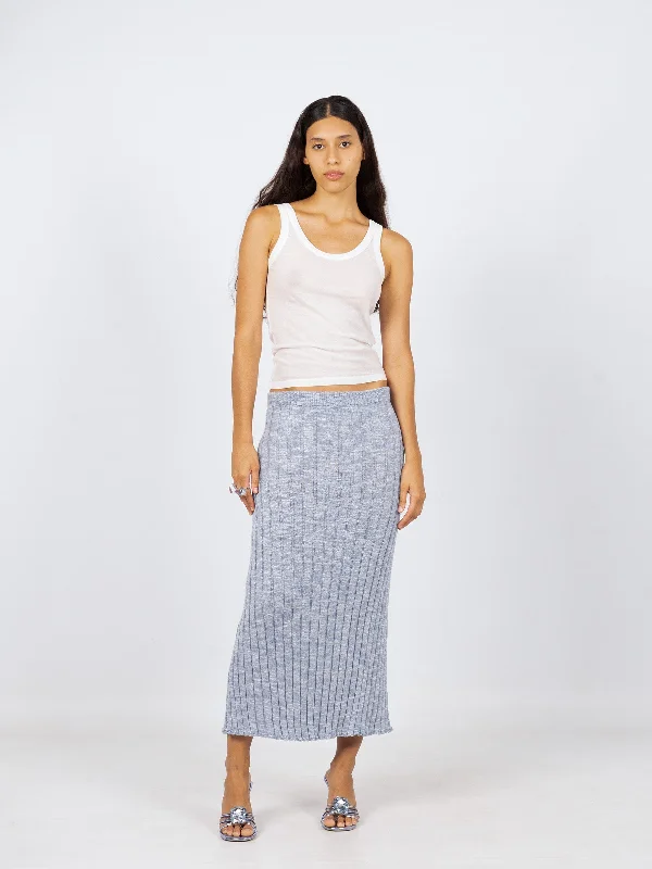 Galatea knitted skirt patchwork skirt art