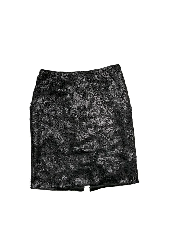 Garnet Hill Women's Sequin Skirt Black 14 corduroy skirt cozy