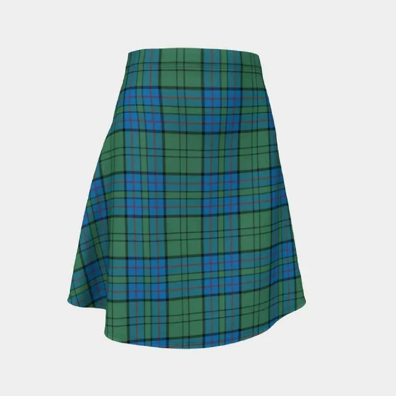 Lockhart Tartan Flared Skirt denim skirt classic