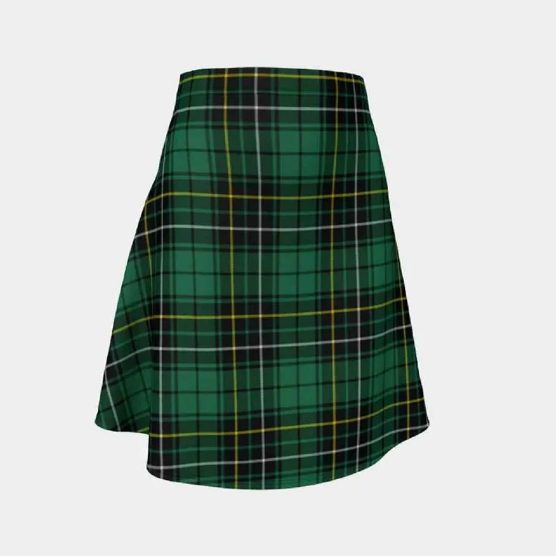 MacAlpine Ancient Tartan Flared Skirt denim skirt classic