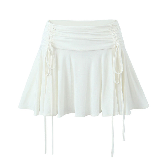 Shanna Ruffle Mini Skirt wool skirt warm